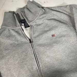 Polo‎ Jeans Company Ralph Lauren Full Zip Sweatshirt Gray L Vintage Y2K
